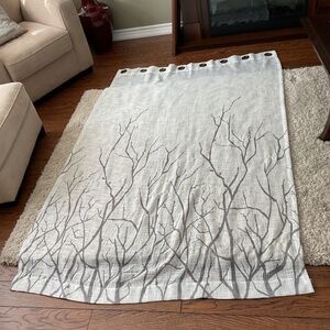 Bouclair semi sheer curtains